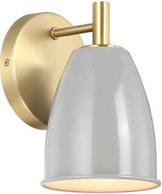 Biba 1 Light Wall Sconce  Brushed Gold