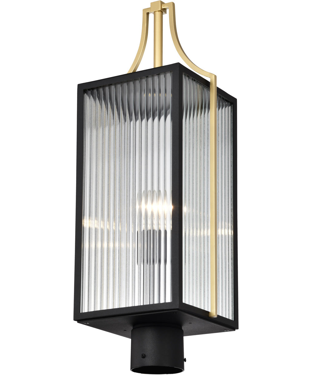 Holden 1-Light Outdoor Black / Gold