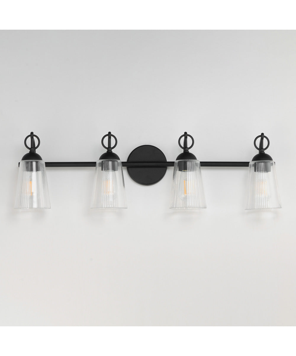 Jackson Hole 4-Light Bath Vanity Black