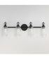 Jackson Hole 4-Light Bath Vanity Black