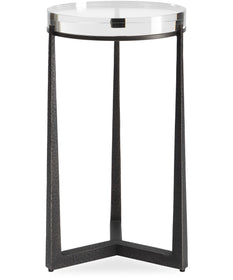 Midas Dark Bronze Round Accent Table