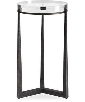 Midas Dark Bronze Round Accent Table
