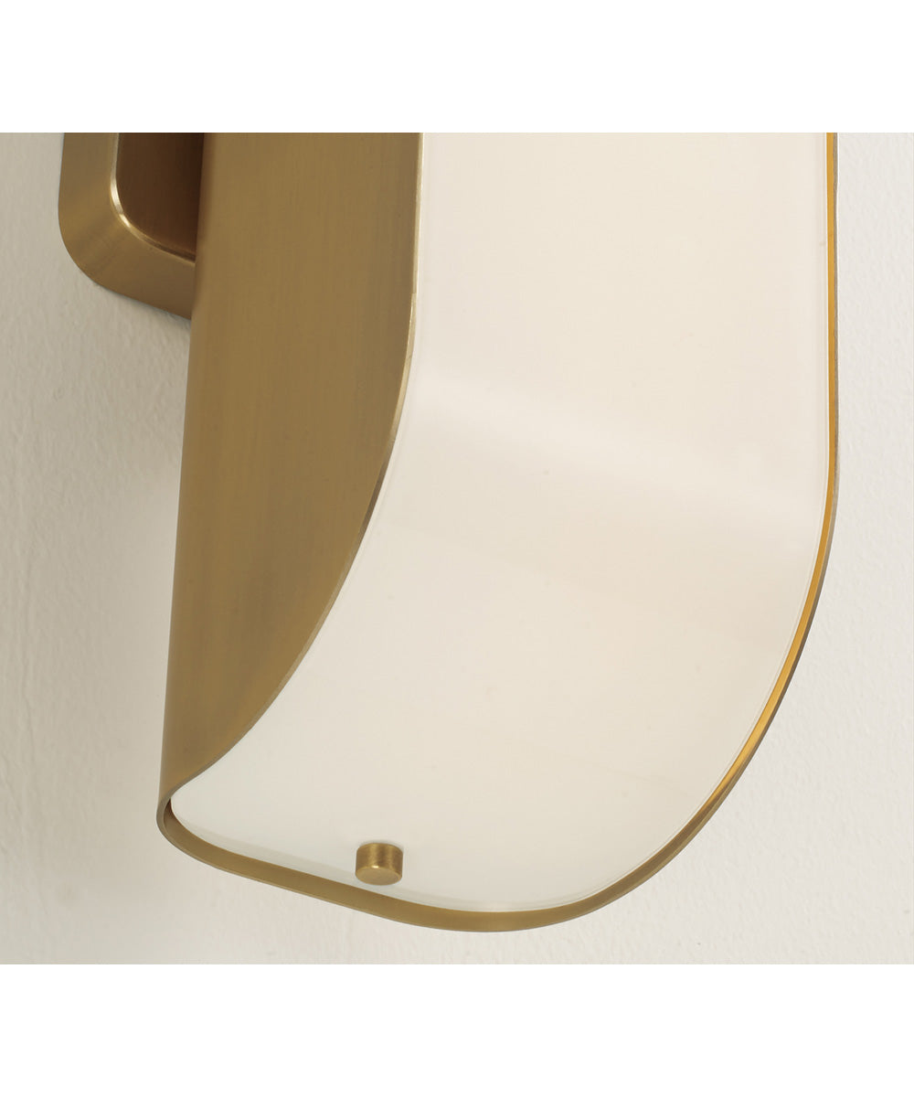 Marcell 1-Light Sconce Aged Brass