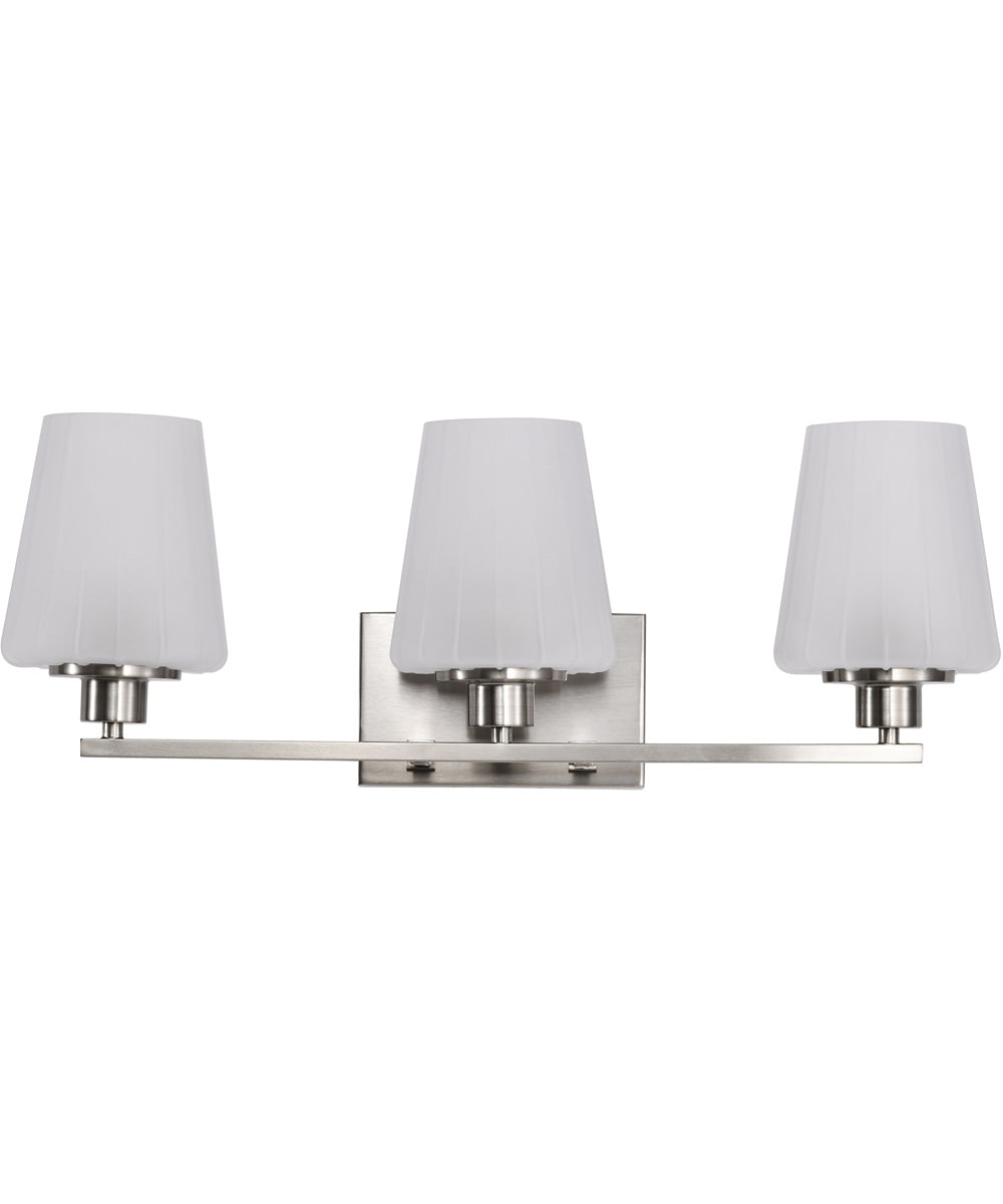 Lune 3-Light Vanity & Wall Brushed Nickel