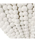 Biddeford 1 Light White Beaded Sconce