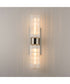 Kasbah 2-Light Wall Sconce Satin Nickel
