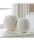Capra Ball Sheepskin Pillows Set of 2