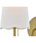 Bliss 1-Light Medium Single Light Sconce in Lacquered Brass