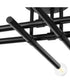 Arya 4-Light 20" Semi-Flush Mount Light Matte Black