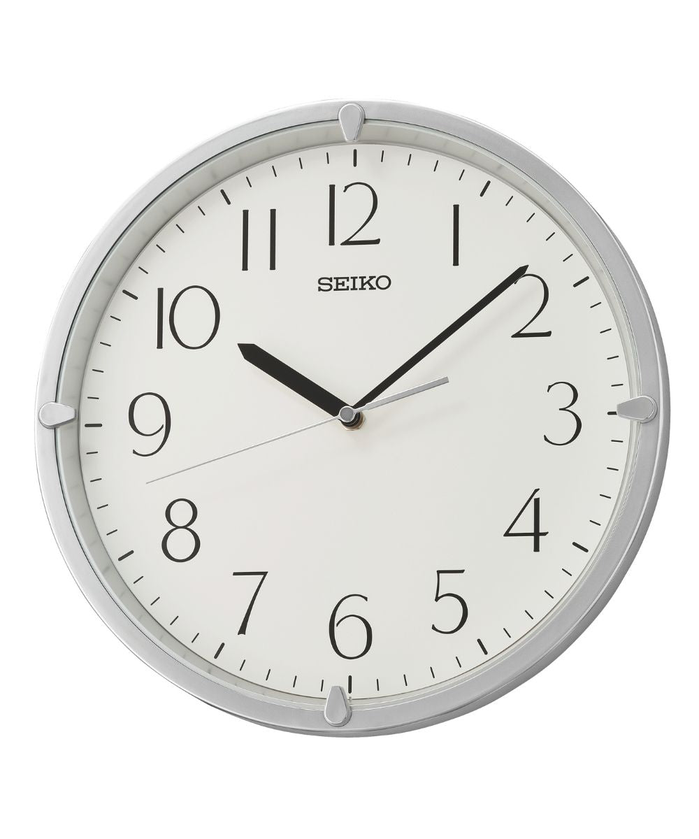 OPEN BOX Wall Clock Kuota Silver