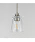 Hudson Mini Pendant Satin Nickel