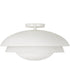 Jensen 1-Light Semi-Flush Matte White