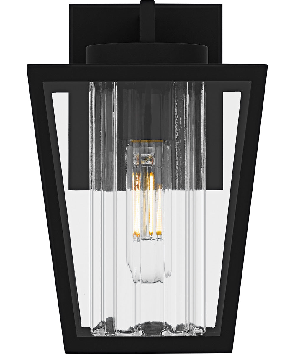 Jett Small 1-light Outdoor Wall Light  Coastal Armour Aluminum Matte Black