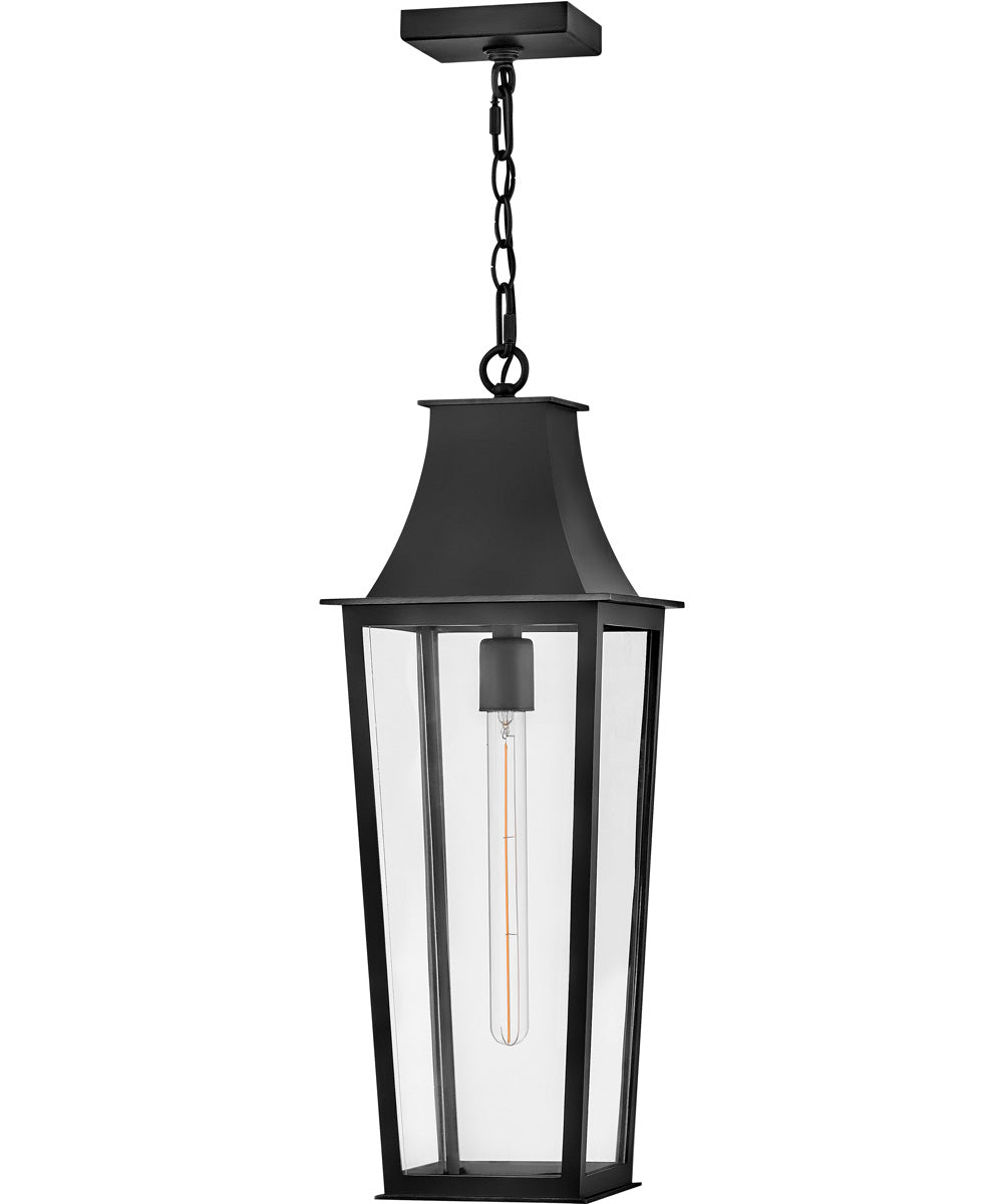Georgetown Coastal Elements  1-Light Large Hanging Lantern in Black