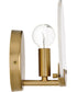 Oriya 1-Light Sconce Aged Brass
