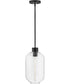 Greer 1-Light Small Pendant in Black