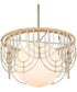 Arches 1 Light Rattan Pendant