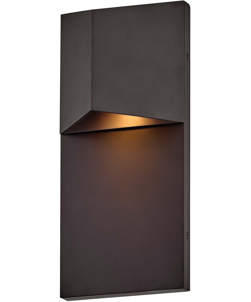 Treva 1-Light Small Wall Mount Lantern in Dark Oxidized Brass
