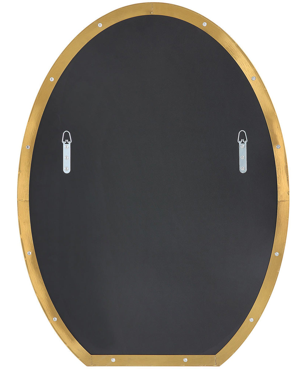 Cabell Brass Oval Mirror