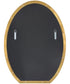 Cabell Brass Oval Mirror