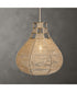 Hestia 1 Light Natural Rope Pendant