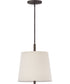 Clive 4-Light Large Tapered Pendant in Slate Bronze