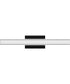 Phase 6.3 24 in. 5CCT Integrated LED Linear Vanity Light Black