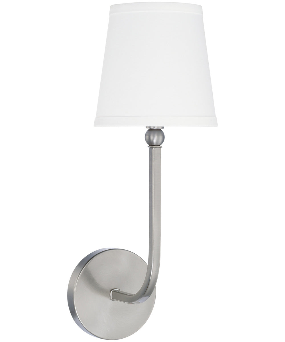 Dawson 1-Light Sconce Brushed Nickel