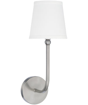 Dawson 1-Light Sconce Brushed Nickel