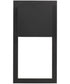 Nate 1-Light Outdoor Wall-Lantern Black