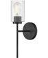 Leta 1-Light Medium Single Light Sconce in Black