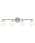 Moon Breeze 4 Light Vanity Polished Nickel