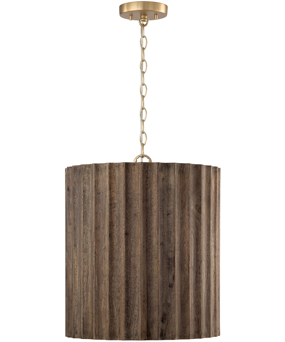 Cody 3-Light Pendant Matte Brass