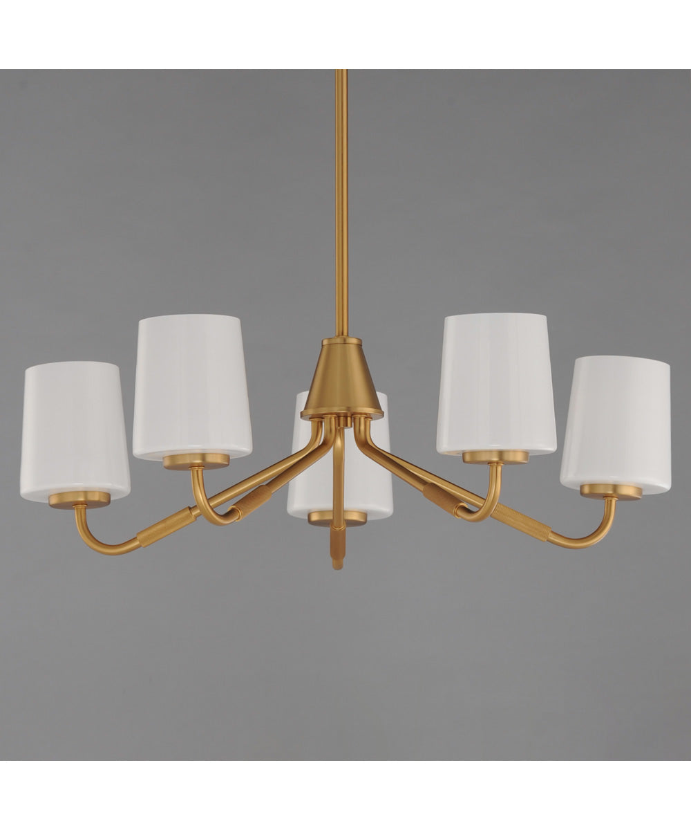 Durham 5-Light Chandelier Natural Aged Brass