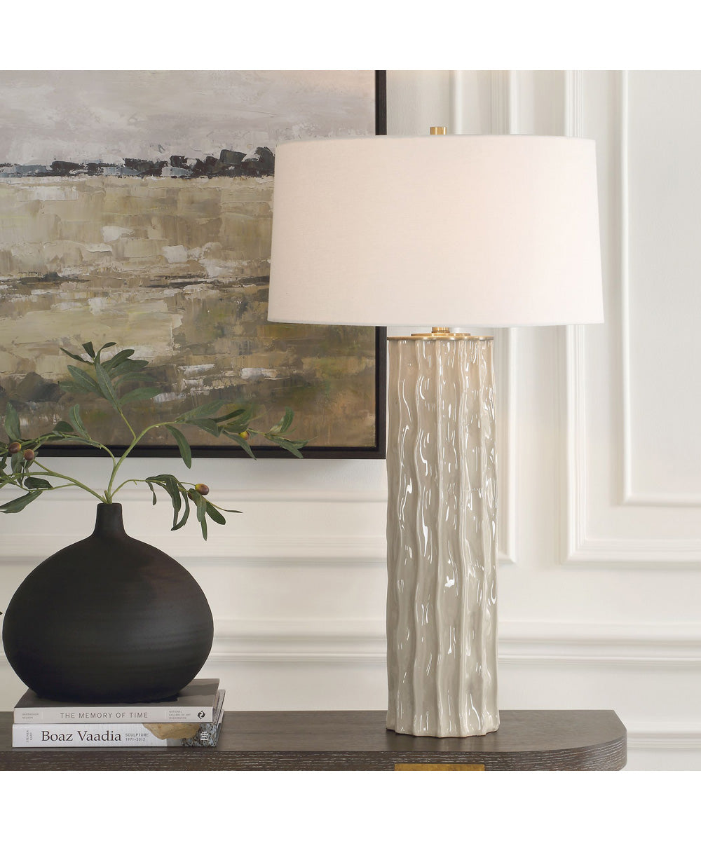 Parilli Taupe Gray Table Lamp