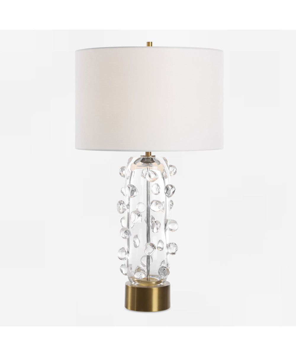 Aura Clear Glass Table Lamp