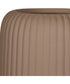 Ridge Light Brown Vases, Set of 2