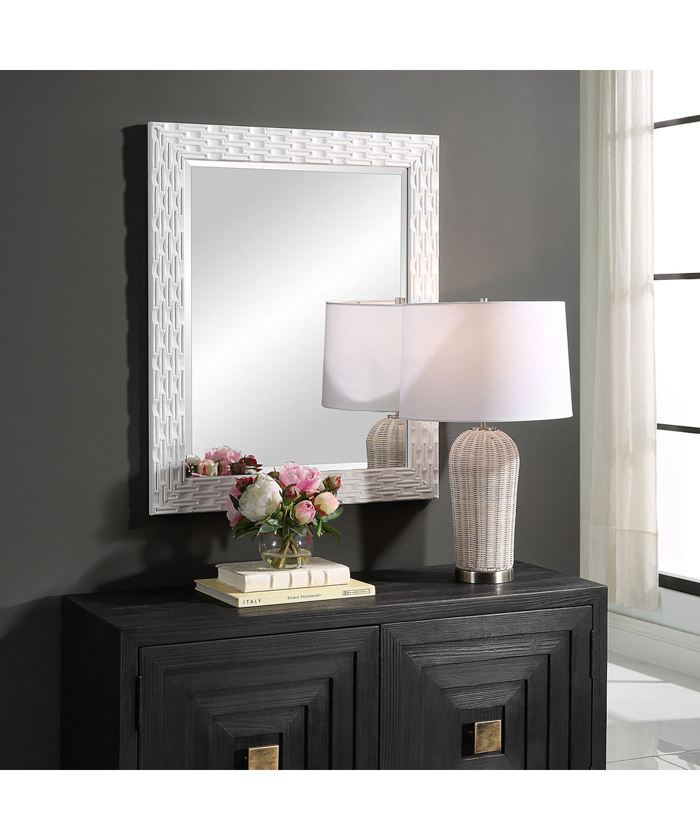 27x33" Wall Mirror Soft White