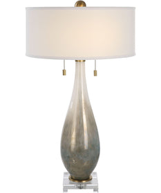 Cardoni Bronze Glass Table Lamp