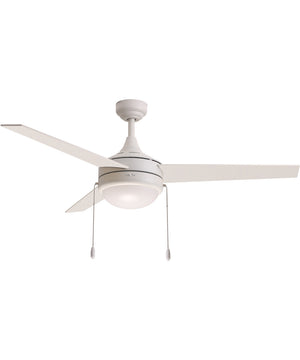 Trio Pull 52 inch 3-Blade Fan w Pull Chain Matte White