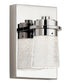 Vada 5"W 1-Light LED Vanity Bath Light Sconce Polished Nickel, Bubble Glass Shade by Kichler