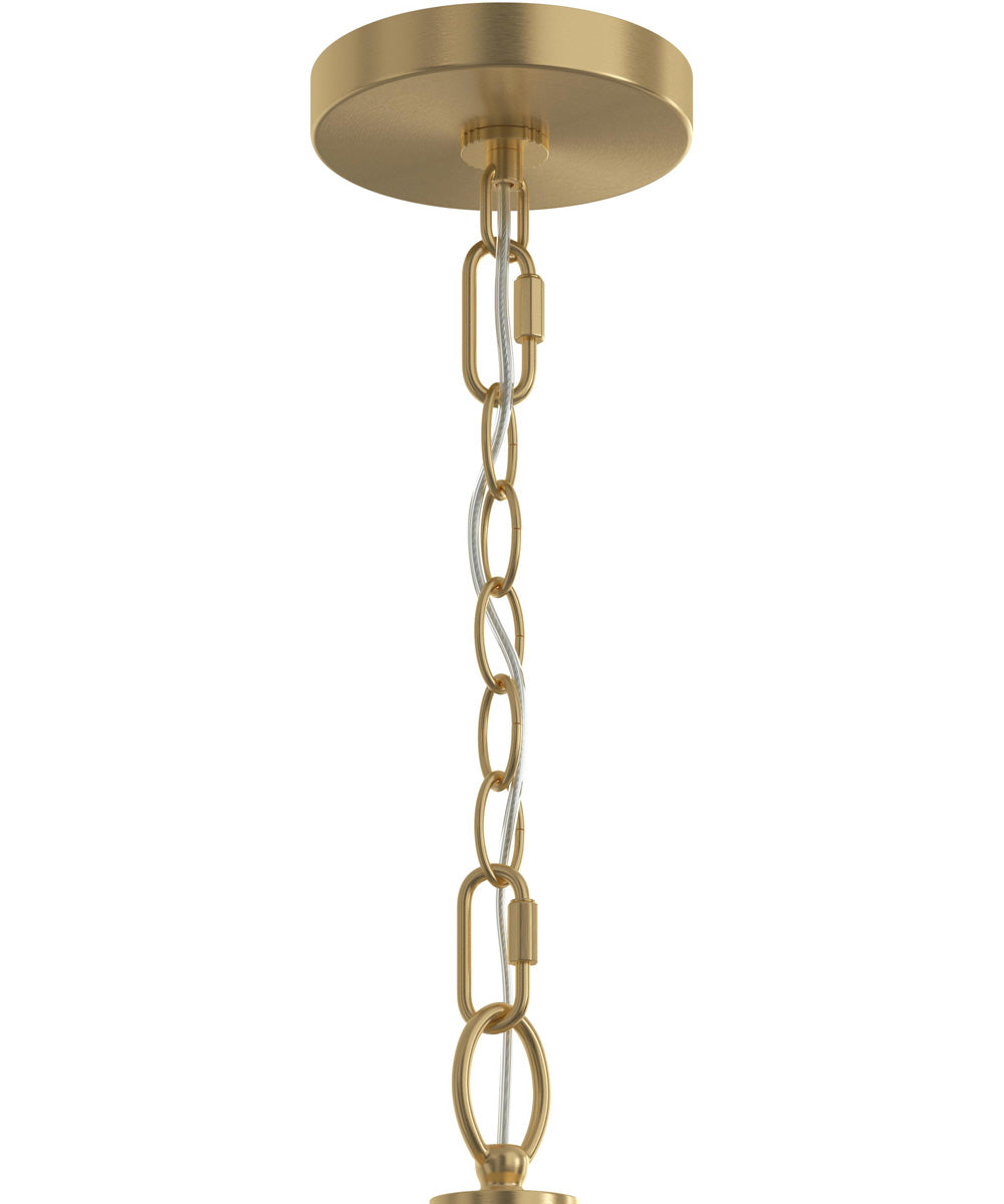 Jheni 3-Light Foyer Pendant Brushed Gold