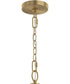 Jheni 3-Light Foyer Pendant Brushed Gold