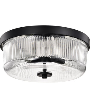 Grayson 2-Light Close-to-Ceiling Matte Black