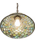 12" Wide Tiffany Fishscale Pendant