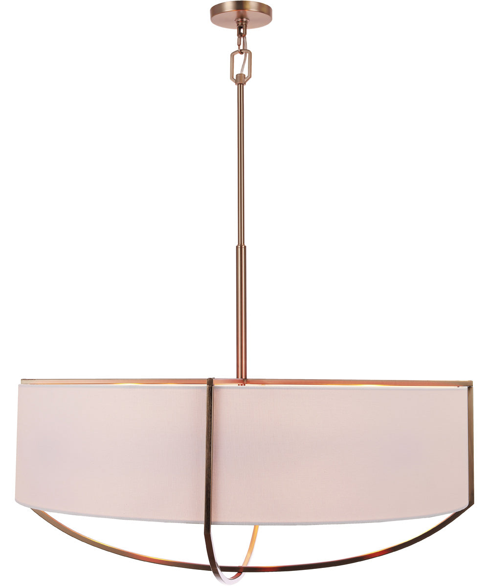 Banks 6-Light Lighting Satin Brass