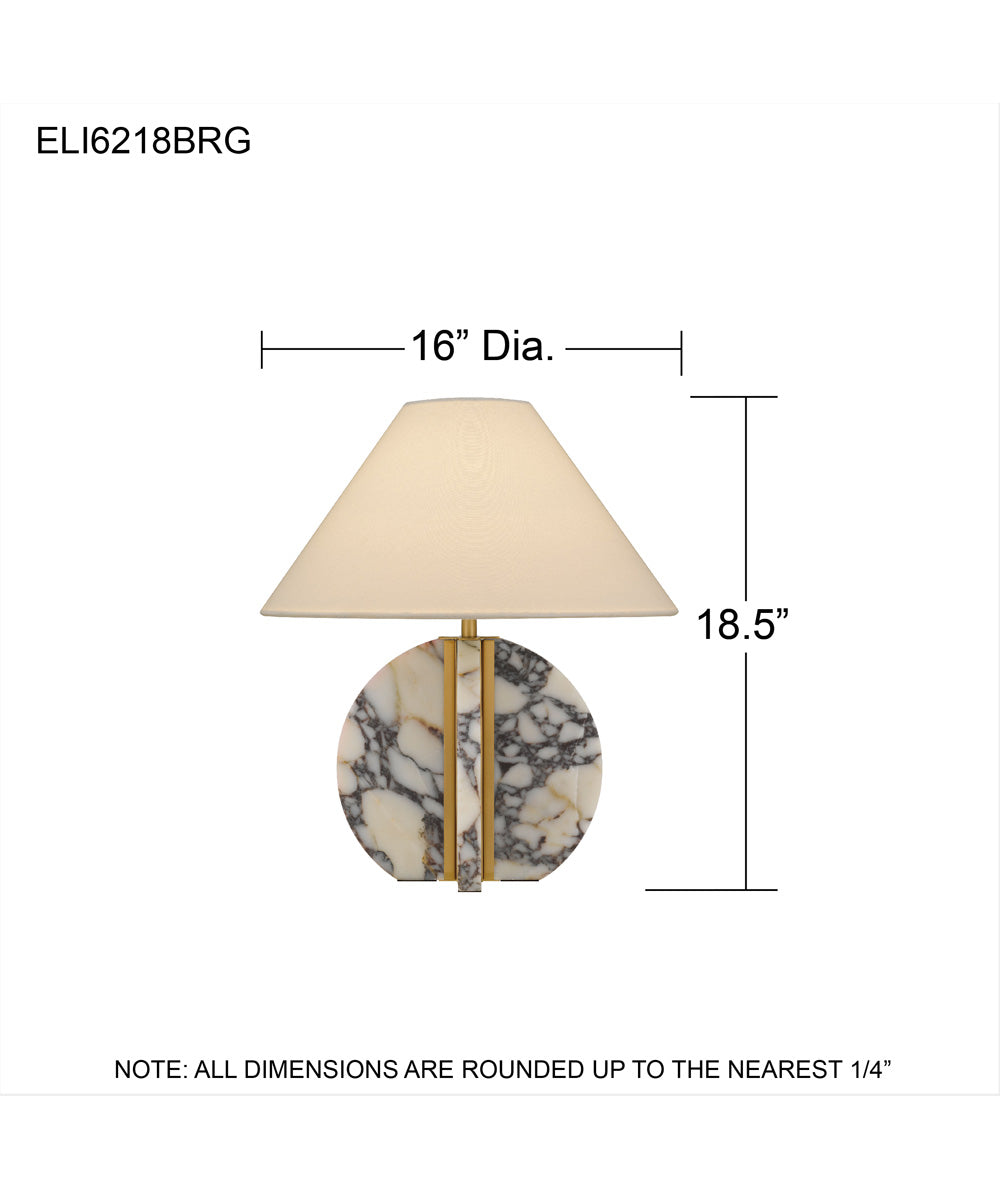 Eliana 1-light Table Lamp Brushed Gold
