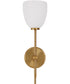 Trophy 1 Light Brass Sconce