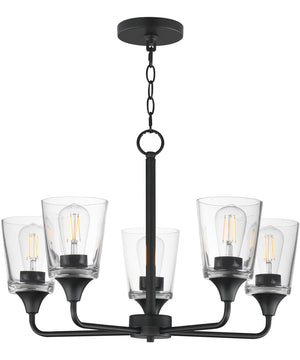 Hudson 5-Light Chandelier Black