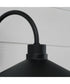 Lofton 1-Light Outdoor Wall-Lantern Black